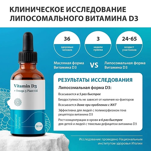 Липосомальный Витамин D3 фото